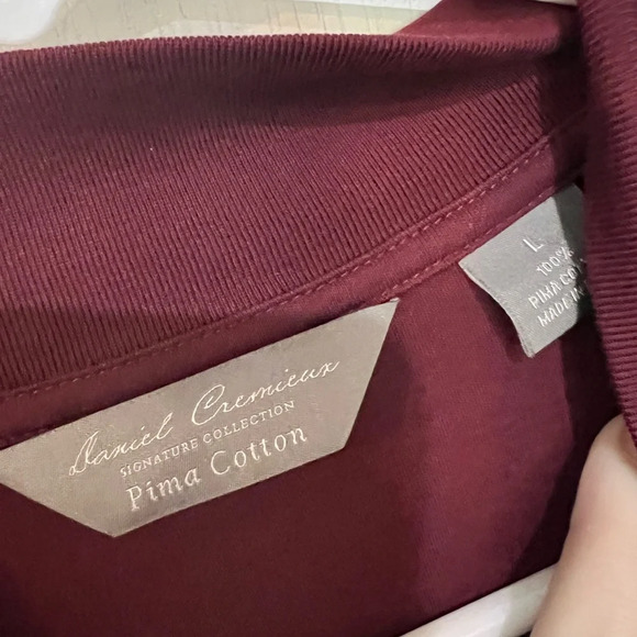 FINAL PRICE Daniel Cremieux Signature Label Pima Cotton Long Sleeve Interlock - Picture 3 of 5